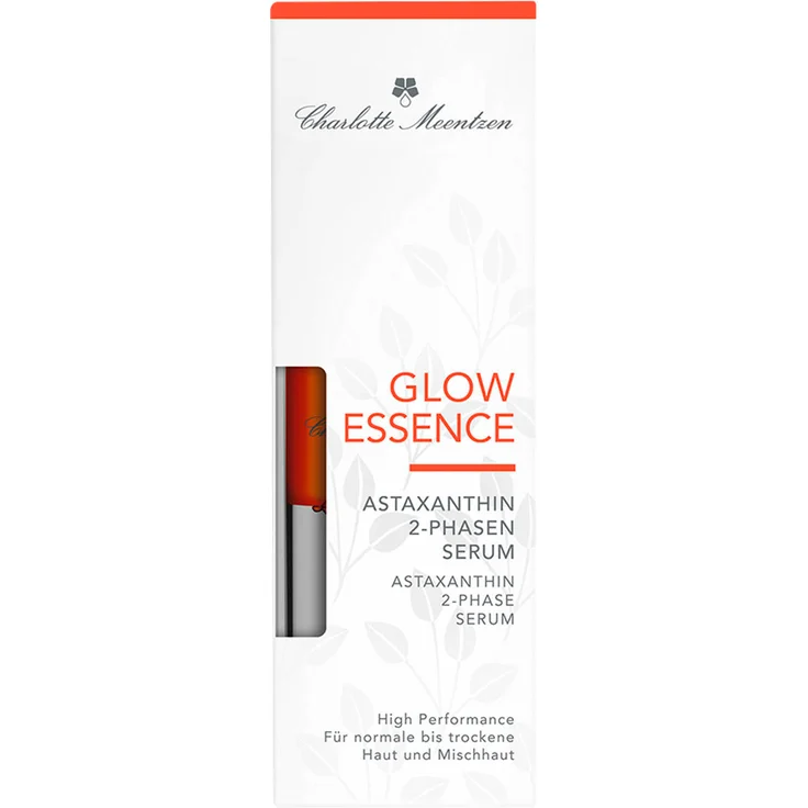 Charlotte Meentzen Glow Essence 2-Phasen Serum, 30 ml, mit Astaxanthin und antioxidativem Schutz für strahlende Haut