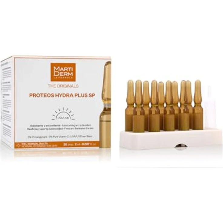 Martiderm The Originals Proteos Hydra Plus Sp Ampoules 30 x 2 ml, mit pflegender Wirkung  – Bild 3