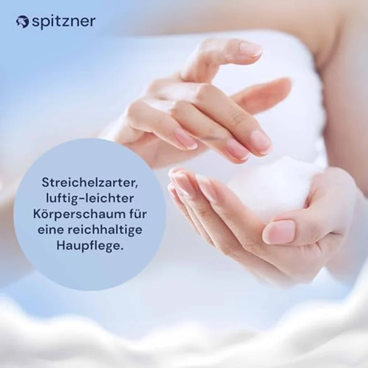 spitzner Körperschaum Gleichgewicht, 200 ml, mit Jojobaöl, Vitamin E und veganer Rezeptur – Bild 2