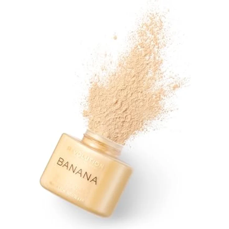 Makeup Revolution London Baking Powder Loser Puder 32 g Farbton Banana – Bild 6