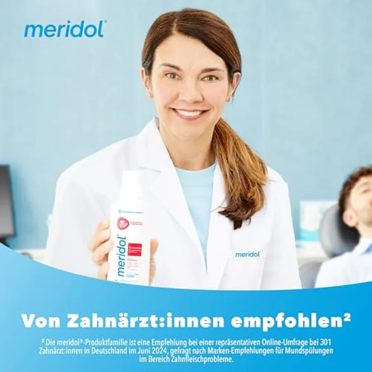 Meridol Rundumpflege Mundspülung, 400ml für umfassende Mundhygiene – Bild 6