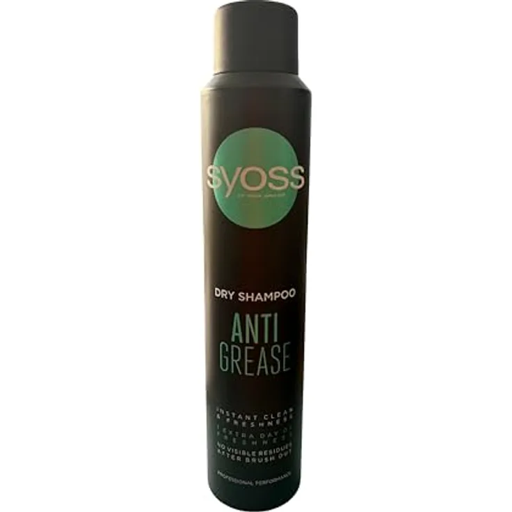 Syoss Anti Grease Dry Shampoo Trockenshampoo 200 ml, Volumenspendendes Trockenshampoo