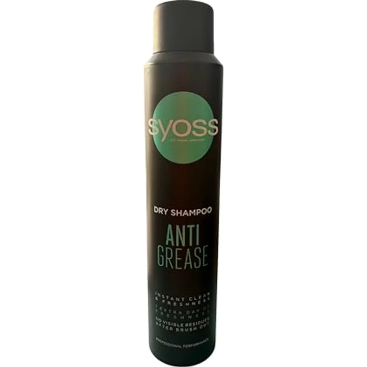 Syoss Anti Grease Dry Shampoo Trockenshampoo 200 ml, Volumenspendendes Trockenshampoo – Bild 1