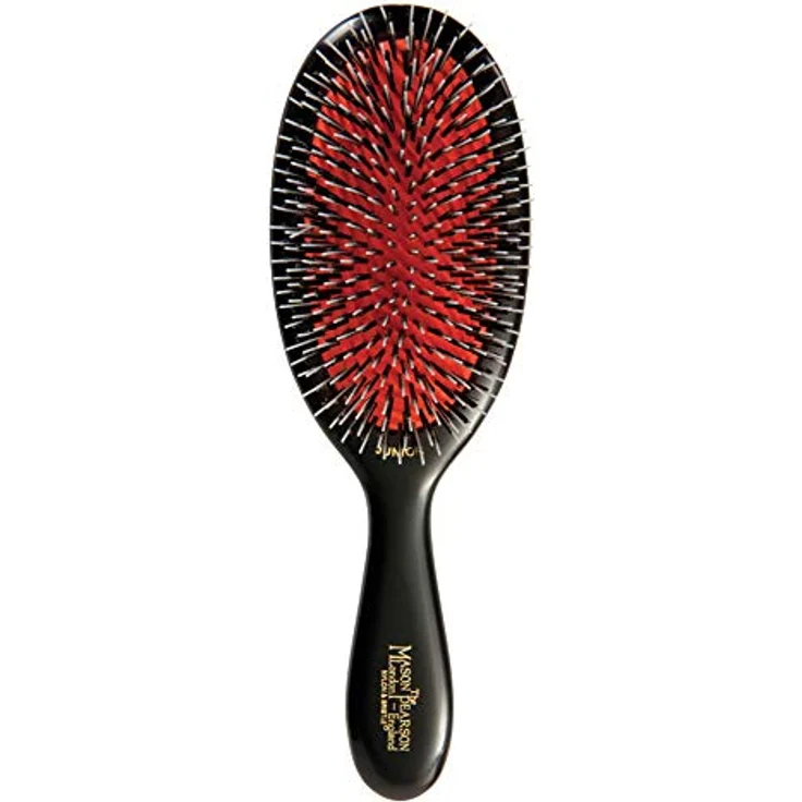 Mason Pearson Junior Mixte Darkruby Reine Wildschweinborsten & Nylonstifte BN2 – Bild 1