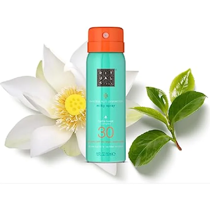 RITUALS The RITUAL of Karma Sonnenschutz Milky Spray LSF 30, 50ml, feuchtigkeitsspendend, unsichtbare Formel – Bild 2
