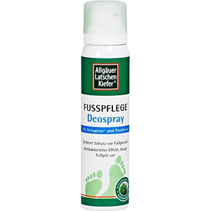 Dr. Theiss Naturwaren GmbH Latschenkiefer Fupflege Deospray, 100 ml, erfrischendes Fußpflege Deospray