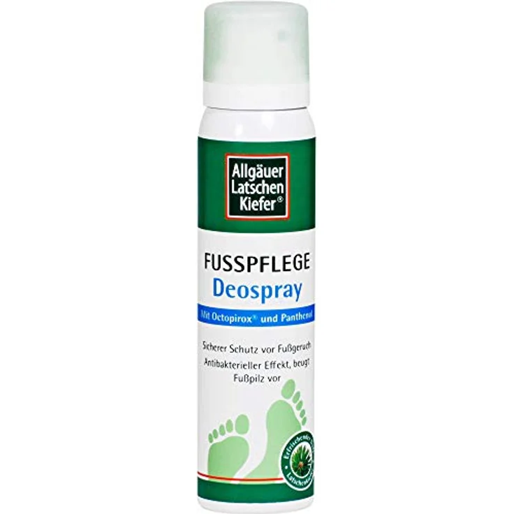 Dr. Theiss Naturwaren GmbH Latschenkiefer Fupflege Deospray, 100 ml, erfrischendes Fußpflege Deospray – Bild 1