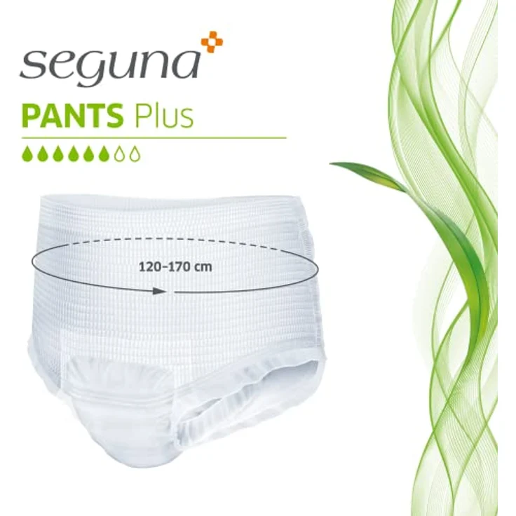 Seguna SEGUNA Pants Plus, Inkontinenz Pants, Windelhosen für Erwachsene, Frauen, Männer, Inkontinenzhosen bei Blasenschwäche (XL, 20 Stück, mittlere Saugleistung 1.720 ml) – Bild 4