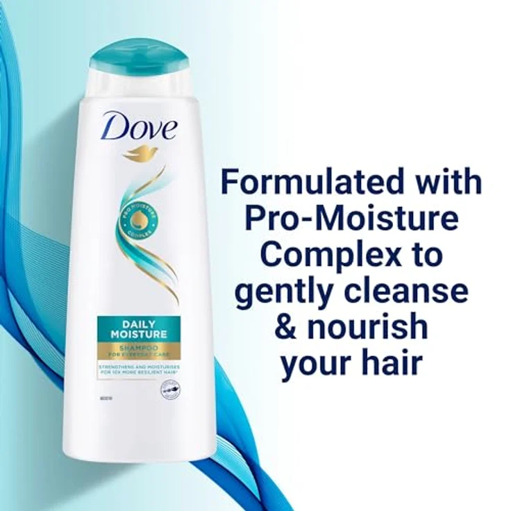 Dove Nutritive Solutions Daily Moisture Feuchtigkeitsspendendes Shampoo Für geschädigtes Haar 400 ml – Bild 5