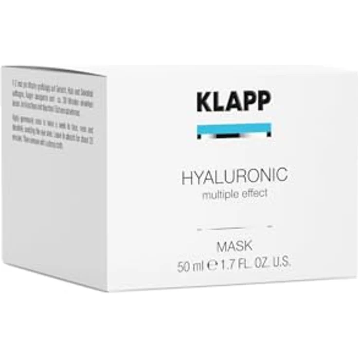 Klapp Hyaluronic Mask 50 ml, straffende und feuchtigkeitsspendende Wirkung, Kühlend, pflegend – Bild 5