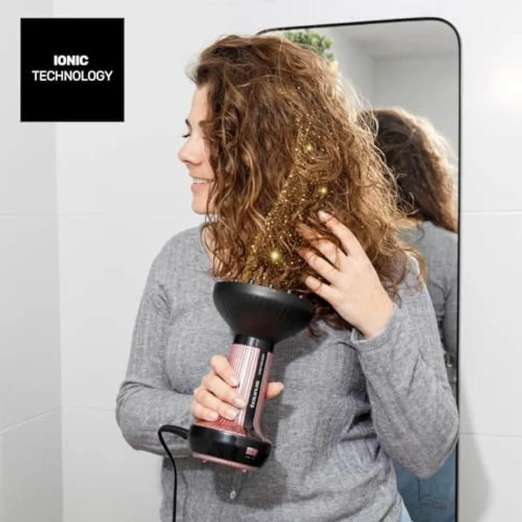 Taurus Lockenhaartrockner 900400000, 800 W mit Diffusor, ergonomisches Design, verschiedene Farben – Bild 7