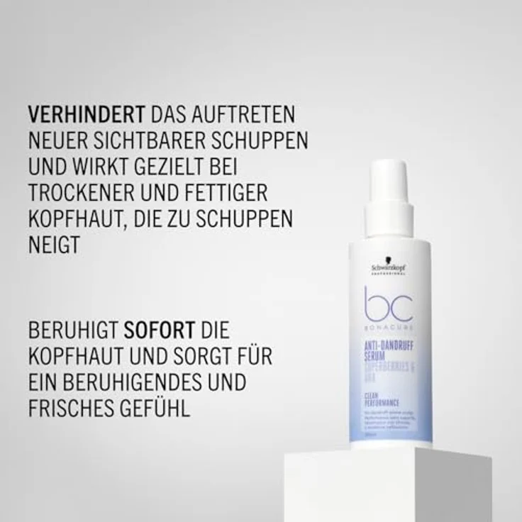 Schwarzkopf Professional Bonacure Anti Dandruff Serum Hair Serum For Dandruff Prone Scalps Superfood Complex Superberries AHA Eliminates Visible Dandruff Flakes Vegan pH Balanced Formula 100 ml, Vegan & pH Balanced Formula, Superfoods Complex, Superberries AHA – Bild 3