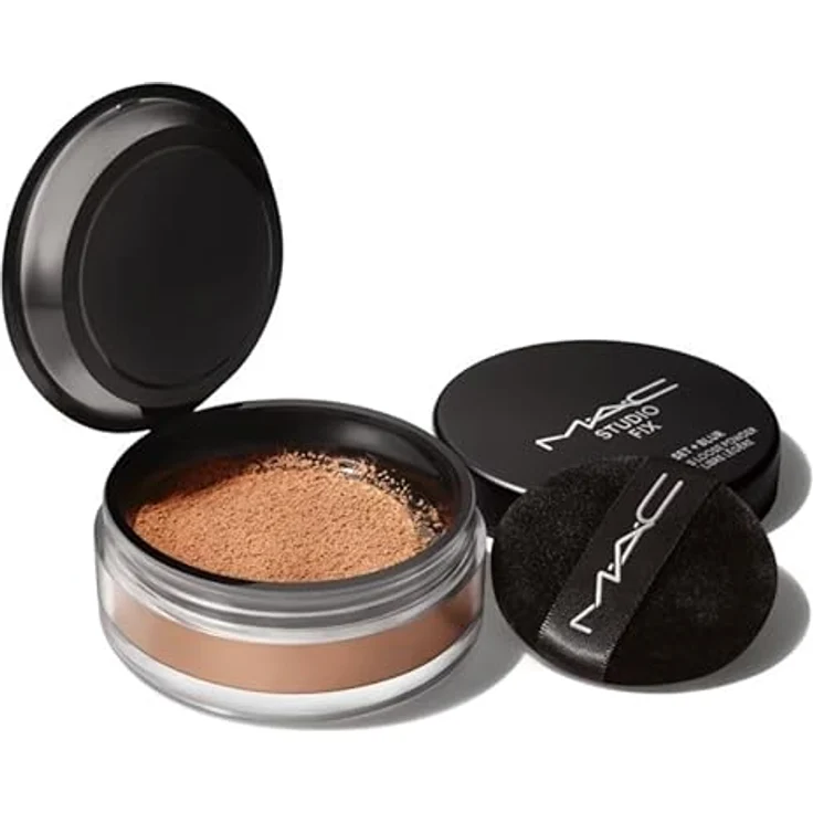 MAC M.A.C Studio Fix Pro Set + Schwungloses Puder ohne Gewicht, tiefes Dunkel (reichhaltiges Caoba mit roten Untertönen), 6,5 g – Bild 1