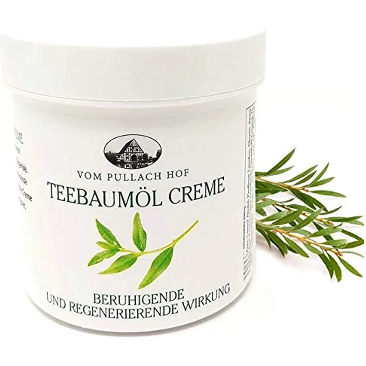 Pullach Hof Teebaumöl Creme 250ml - PH, traditionelle Qualität für Hautpflege