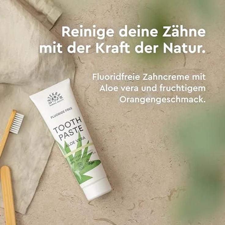 Urtekram Aloe Vera Toothpaste 75ml – Bild 4
