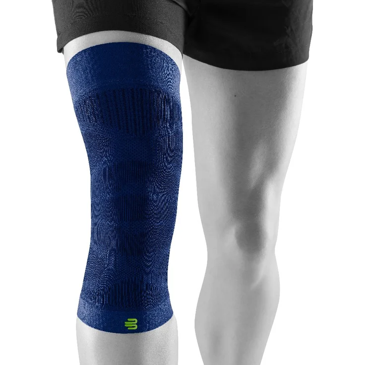 Bauerfeind Sports Compression Knee Support Kniebandage Größe L Blau – Bild 2
