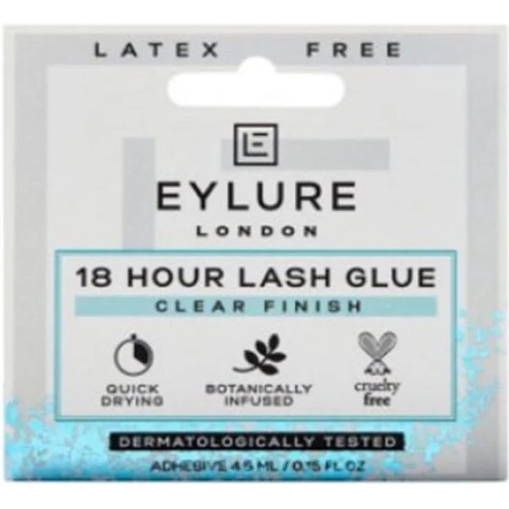 Eylure Wimpernkleber 18h Lash Glue - Acrylic (Clear) Künstliche Wimpern 4.5 ml – Bild 1