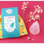 Lamazuna Menstruationstasse Größe 2 gelb 1 Stück
