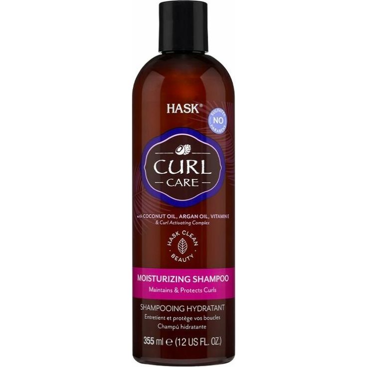 Hask CURL CARE moisturizing shampoo 355 ml