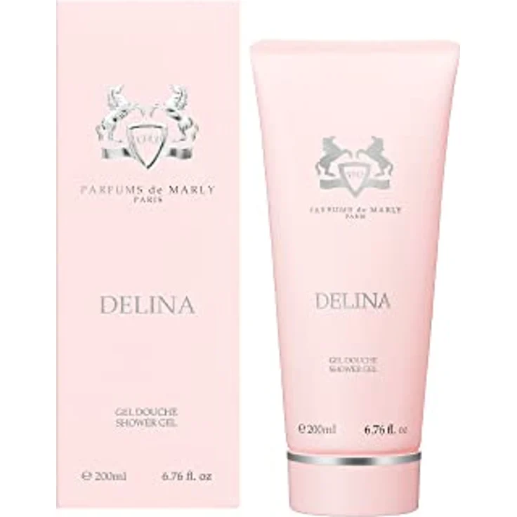 PARFUMS de MARLY DELINA SHOWER GEL, 200 ml, florale und pudrige Duftnoten für eine feminine Aura – Bild 2