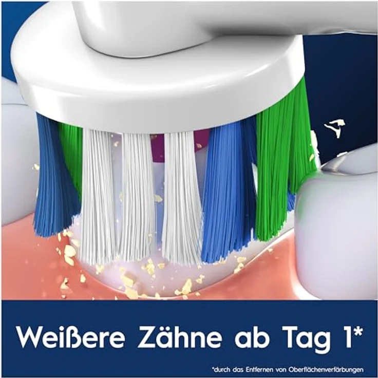 Oral-B Pro 3D White, Zahnbürstenköpfe für elektrische Zahnbürsten, 10 Stück im Briefkastenformat, optimale Reinigungseffizienz mit Polierbehälter – Bild 5