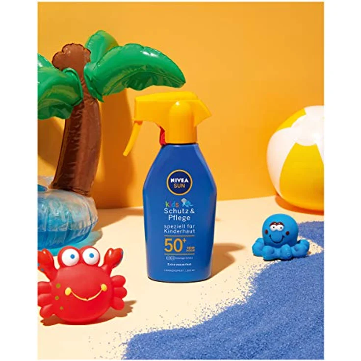 Nivea Sun Kids Sonnenspray Schutz Pflege Trigger Spray LSF 50 300 ml – Bild 3