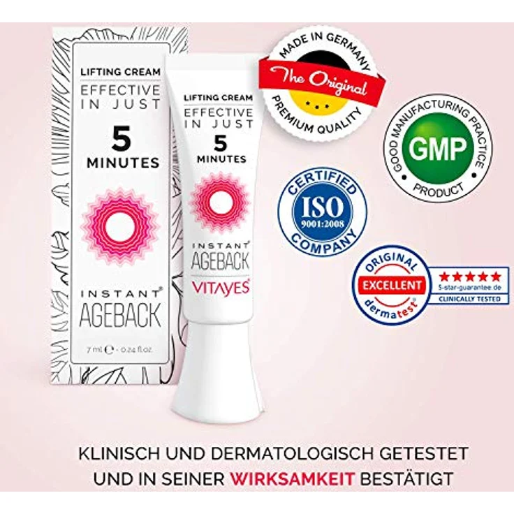 Instant Ageback - Lifting Creme 7 ml – Bild 7