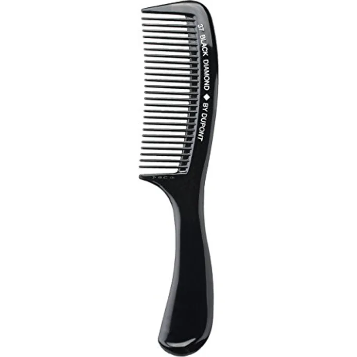Efalock Professional Black Diamond Griffkamm, 2er Pack, (2x 1 Stück)
