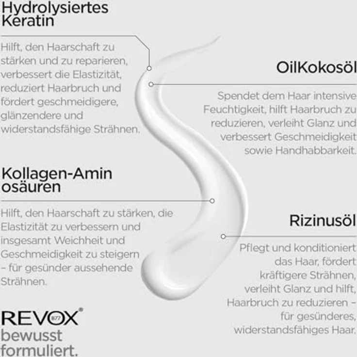 REVOX B77 Plex Hair Perfecting Treatment Step 3, 260 ml, professionelle Haarbehandlung, repariert geschädigtes Haar, schützt vor Haarbruch, verleiht Glanz – Bild 3