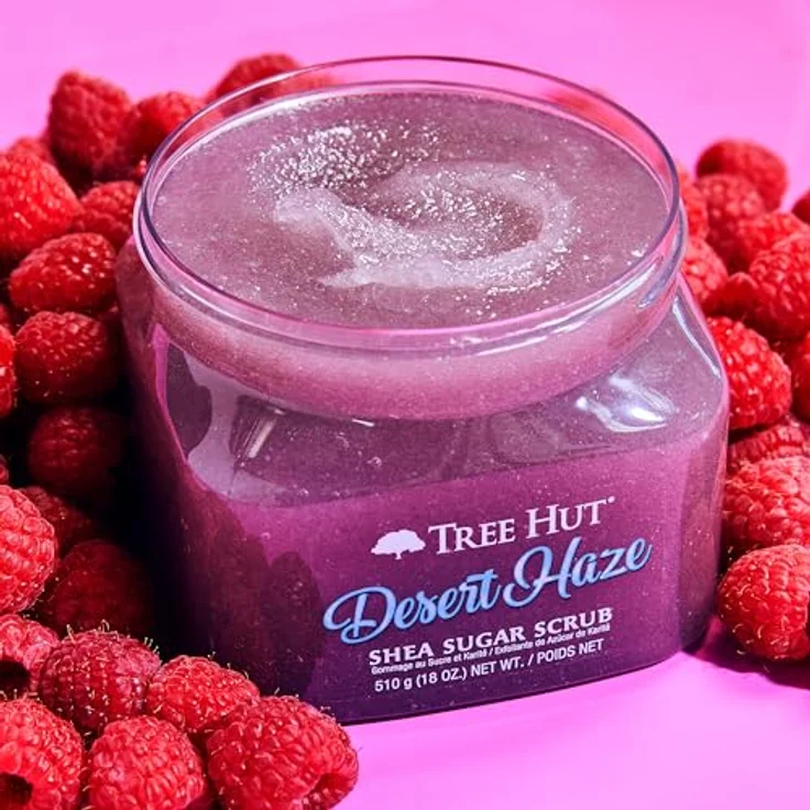 Tree Hut Desert Haze Shea Sugar Scrub | Peeling-Körperpeeling entfernt abgestorbene, trockene Haut für ein weiches und hydratisiertes Gefühl | pflegende essentielle Körperpflege | 532 ml – Bild 3
