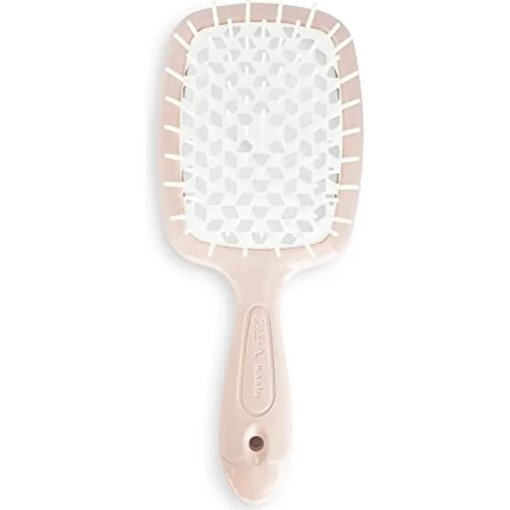 Janeke Superbrush Small, Flachbürste für Damen mit sanften Borsten zum Entwirren und Stylen von nassem Haar, 1 St.