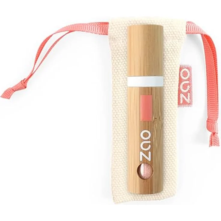Zao Lipgloss Bamboo Gloss Damen, 3,8 ml, nachfüllbar, bio, in Nude-Pink-Braun-Tönen – Bild 1