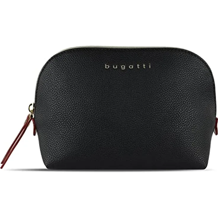 bugatti Ella Kulturbeutel, Kosmetiktasche, Toiletry Bag, Waschtasche, Waschbeutel, Toilettentasche in schwarz
