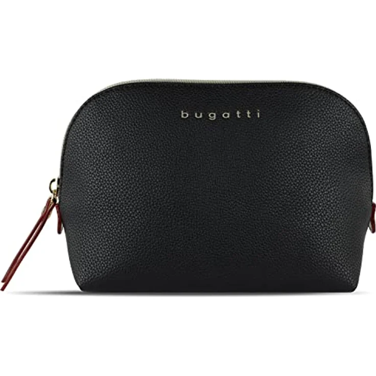 bugatti Ella Kulturbeutel, Kosmetiktasche, Toiletry Bag, Waschtasche, Waschbeutel, Toilettentasche in schwarz – Bild 1