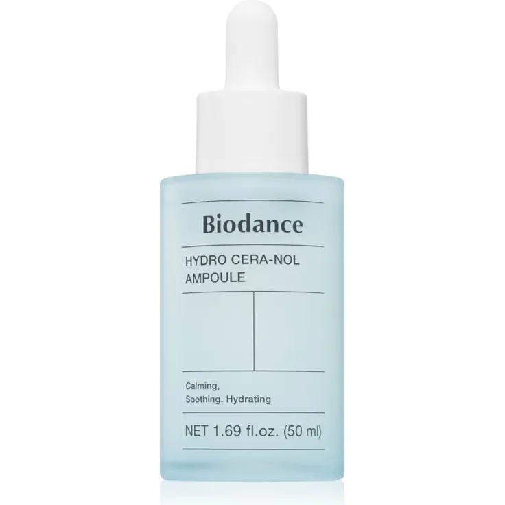Biodance Hydro Cera-nol Ampoule, feuchtigkeitsspendendes Hautserum mit beruhigender Wirkung, 50 ml