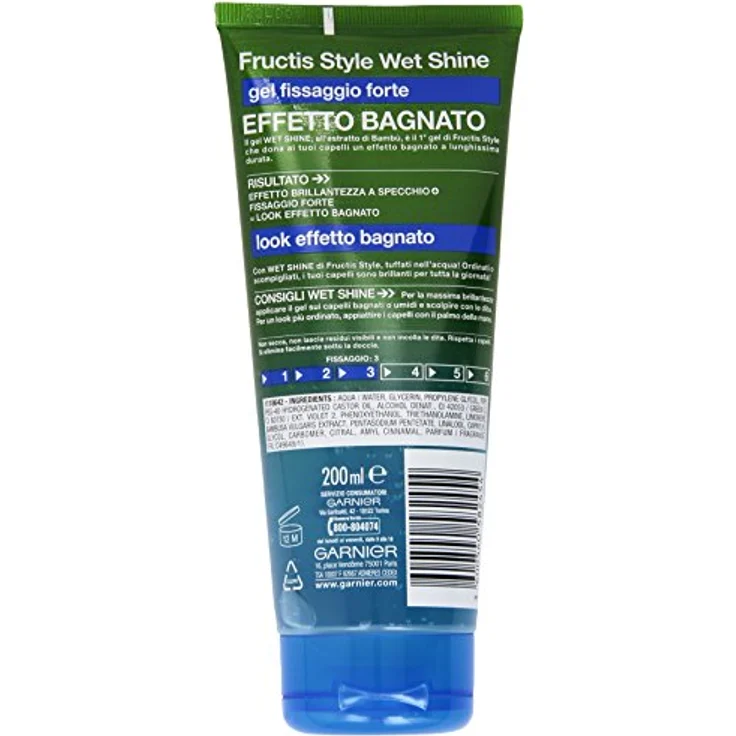 FRUCTIS Gel tubo wet shine 3 forte 200 ml. - Haargel – Bild 2