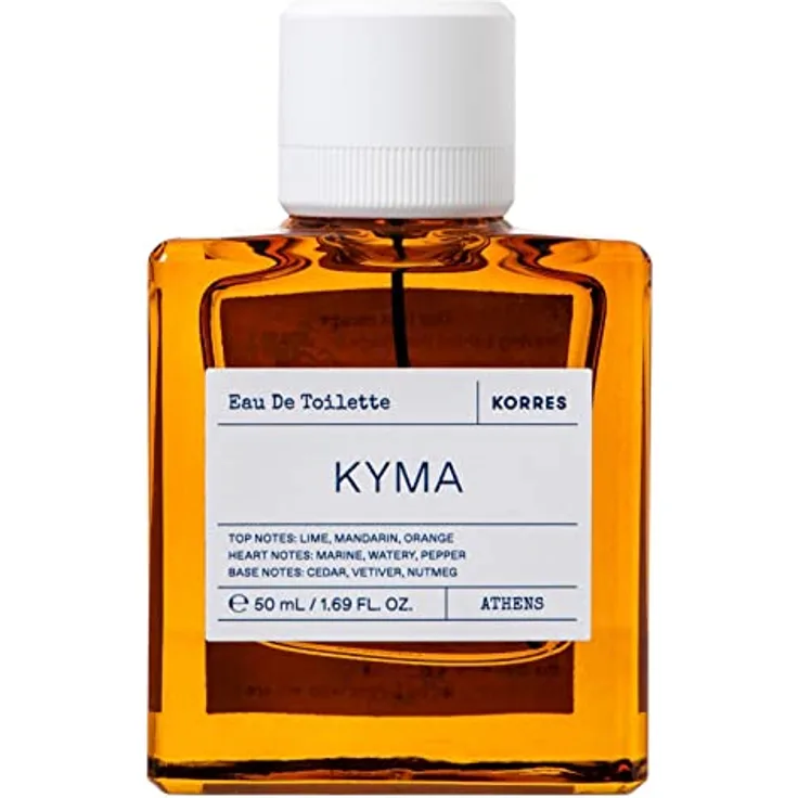 KORRES KYMA Eau de Toilette für Herren, frischer & belebender Herrenduft, dermatologisch getestet & vegan, 50 ml