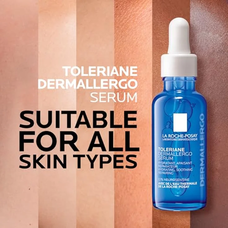 La Roche-Posay Toleriane Dermallergo Serum, beruhigendes Gesichtsserum für empfindliche und allergische Haut, 30 ml – Bild 5