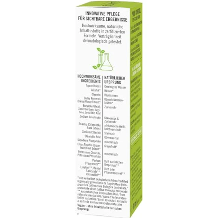 SANTE Naturkosmetik Pore Control Perfector Serum, Gesichtsserum mit Bio-Gänseblume und Niacinamid-Effekt, 30 ml – Bild 2