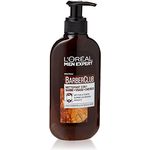 L'Oréal Men Expert BarberClub 3-in-1-Reiniger für Bart + Gesicht + Haare für Herren, für den täglichen Gebrauch, mit ätherischem Zedernholzöl, für alle Hauttypen, 200 ml