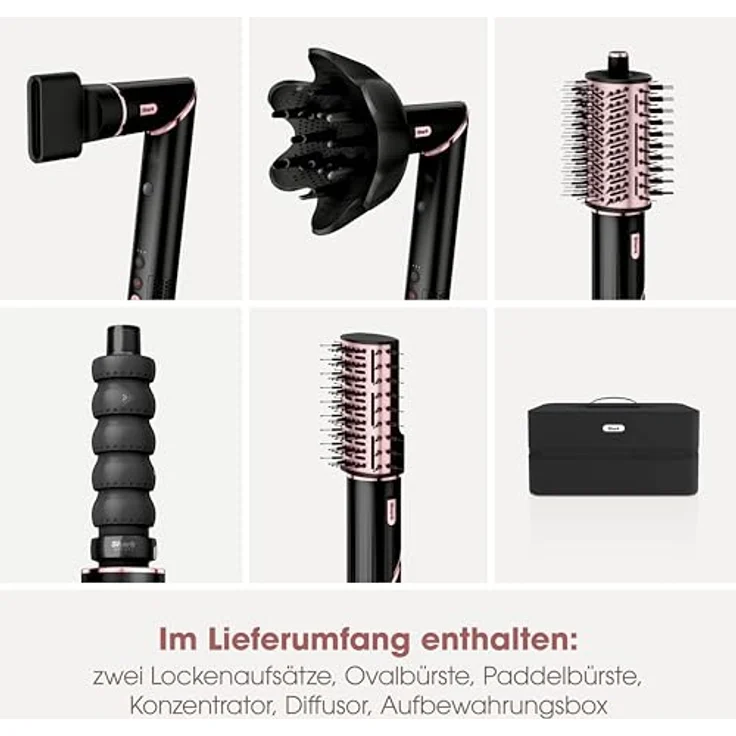 Shark Haartrockner HD446EU FlexStyle 5-in-1, Styling- und Trocknungssystem, Schwarz – Bild 14