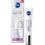 NIVEA Cellular Expert Filler Augen & Lippen Konturpflege, straffende Anti-Falten Augencreme mit Hyaluron- & Folsäure, Lippenpflege zur Straffung der Lippenkontur (15 ml)