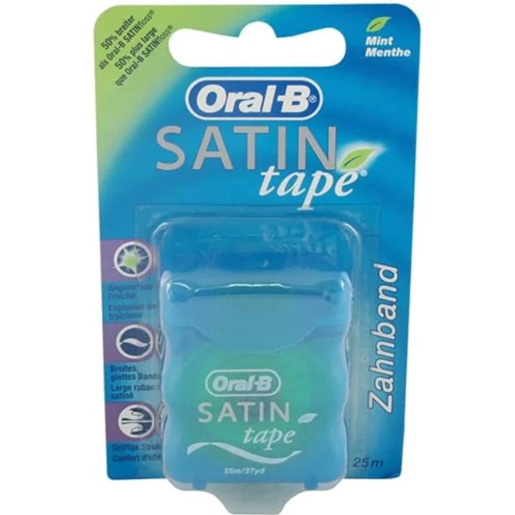 Oral-B Satin Tape Zahnseide 25m Zahnseide/Flosser Umgeben von Pebaxhülle – Bild 3