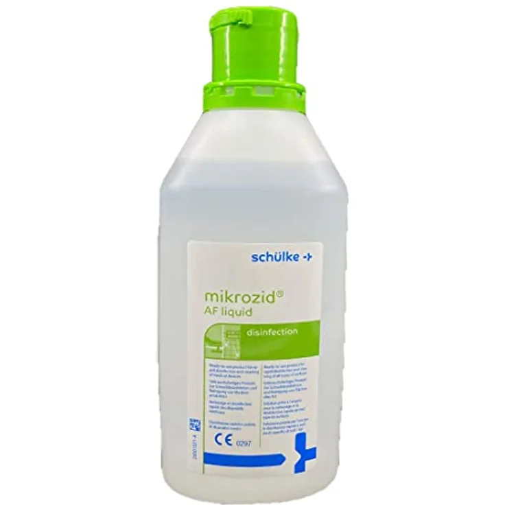 SCHÜLKE & MAYR GmbH Mikrozid AF liquid, 1 L Oberflächen-Desinfektionsmittel, aldehydfrei, rückstandslos, effektiv gegen Bakterien, Viren und Pilze – Bild 2
