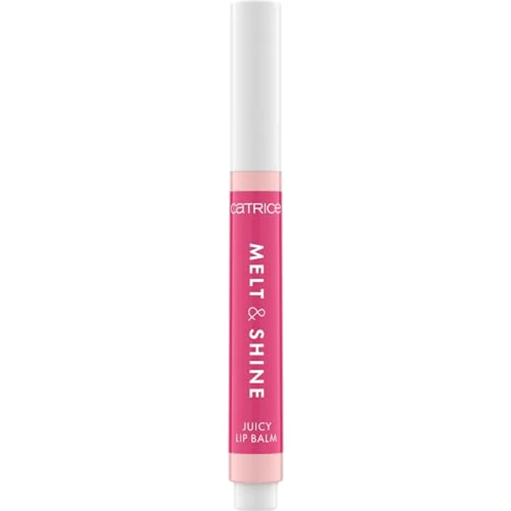 Catrice Melt & Shine Juicy Lip Balm, Nr. 060, Pink, feuchtigkeitsspendend, vergrößernd, glänzend, vegan, ölfrei, 1.3g