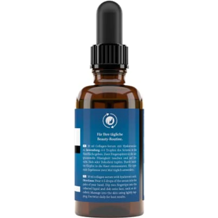 Dr. Severin Collagen Hyaluron Serum, Gesichtsserum mit maritimem Collagen und nieder- sowie hochmolekularem Hyaluron, 50 ml – Bild 3