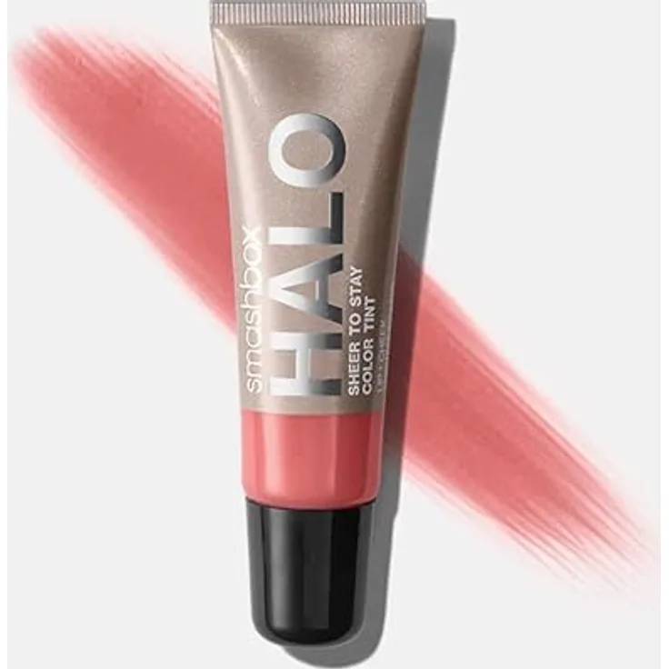 Smashbox Halo Sheer To Stay Cream Cheek + Lip Color Tint - Sunset 0.34oz (10ml)