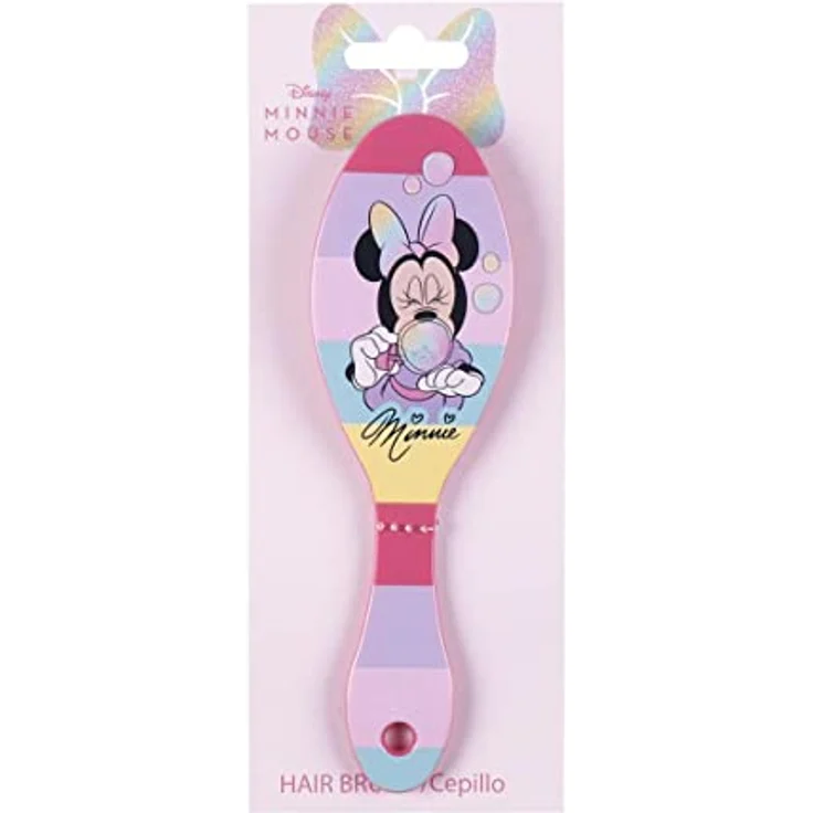 CERDÁ LIFE'S LITTLE MOMENTS Minnie Mouse Entwirrungsbürste, Rosa, kompakte Haarbürste zur mühelosen Entwirrung – Bild 1