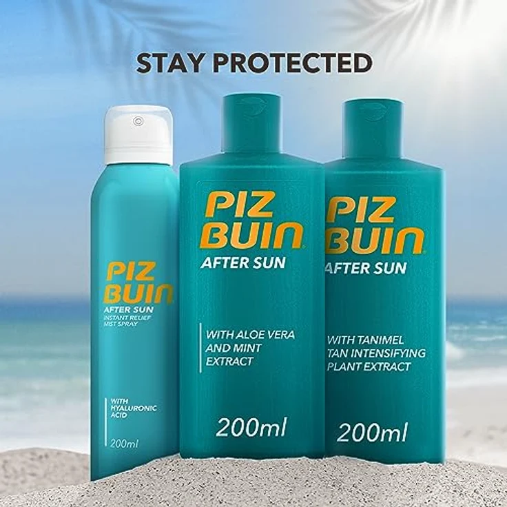 Piz Buin After Sun Beruhigende und kühlende Feuchtigkeitslotion | mit Aloe Vera | 200ml – Bild 4