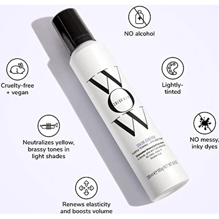 Color Control Purple Toning And Styling Foam 200 ml – Bild 5